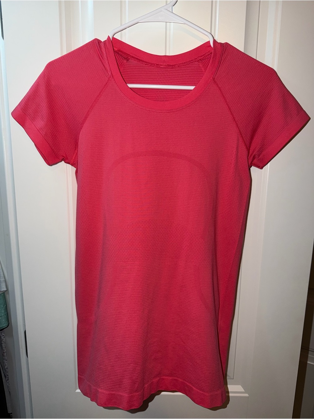 Lululemon Swiftly Tech Short Sleeve Shirt 2.0 in Lip Gloss pink